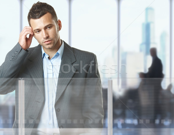 Troubled businessman Stock photo © nyul