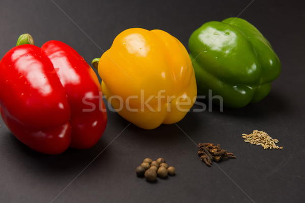 Peppers with various spices Stock photo © O_Lypa