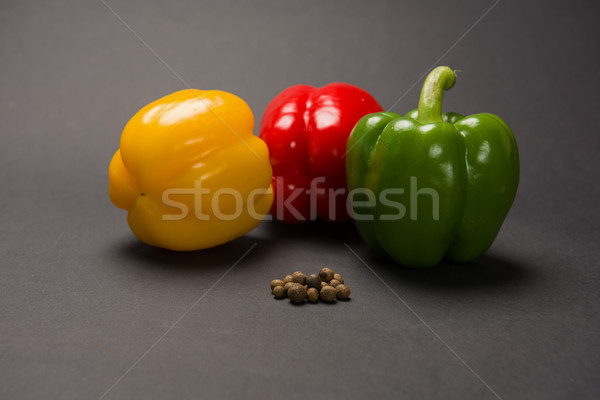 Poivrons épices trois différent couleurs [[stock_photo]] © O_Lypa
