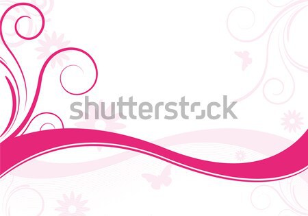 Floral marco resumen diseno flor boda Foto stock © oconner