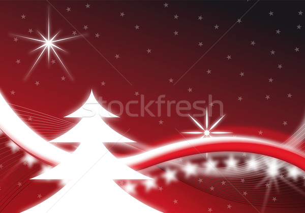 Rojo Navidad árbol de navidad diseno textura naturaleza Foto stock © oconner