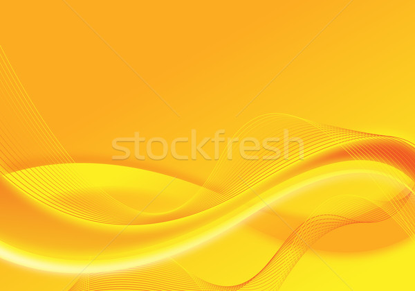 Resumen naranja diseno sol luz ola Foto stock © oconner