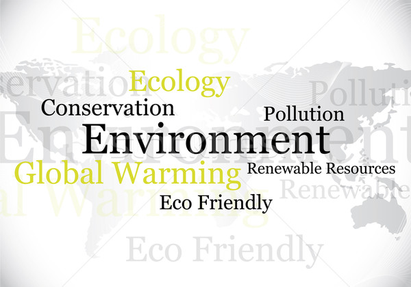 Medio ambiente eco diseno resumen fondo verde Foto stock © oconner