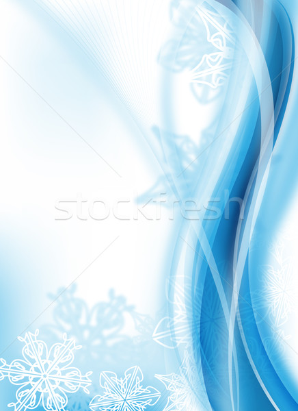 Invierno diseno resumen helado textura azul Foto stock © oconner