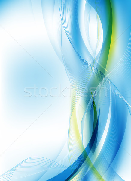 Abstrakten blau futuristisch Design Business Licht Stock foto © oconner