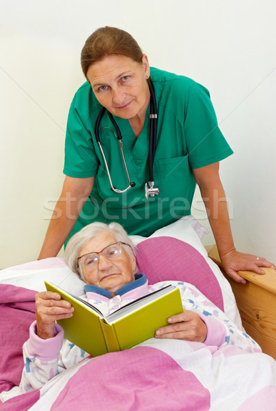 Elderly care Stock photo © ocskaymark