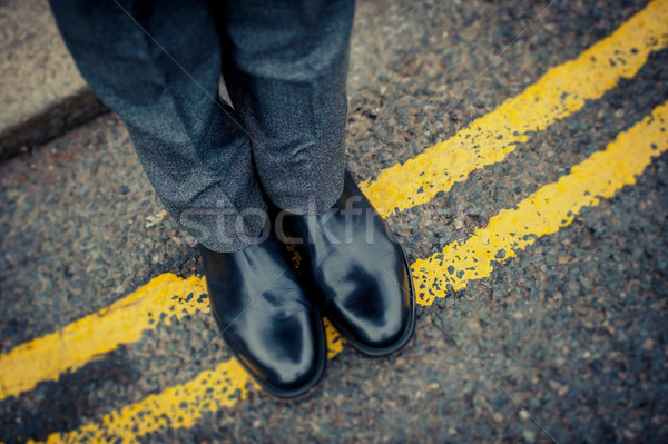 Londoner on immaculate shoes  Stock photo © ocusfocus
