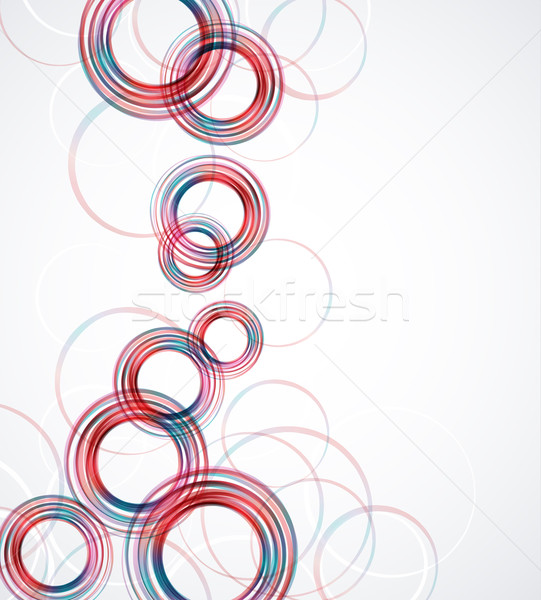 Stockfoto: Abstract · gekleurd · cirkels · licht · technologie · ruimte