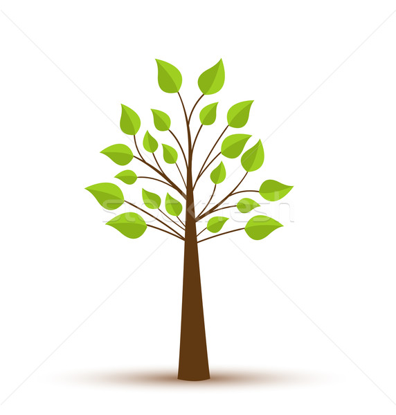 [[stock_photo]]: Arbre · vert · arbre · feuilles · vertes · résumé · design · jardin