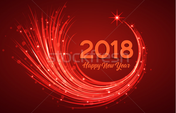 Happy New Year 2018 Stock photo © odina222