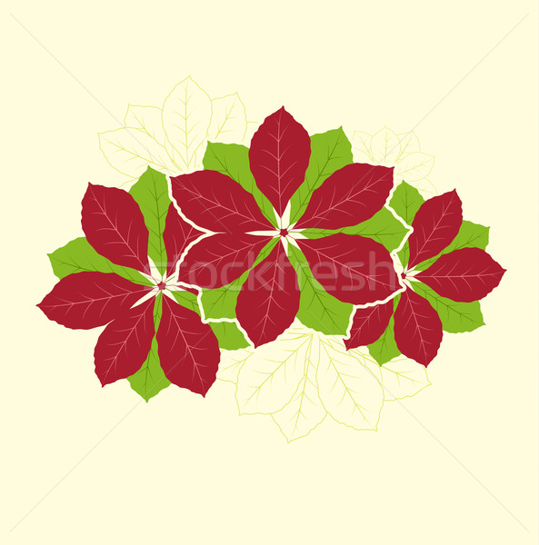 Floare retro decorativ floare vector proiect Imagine de stoc © odina222