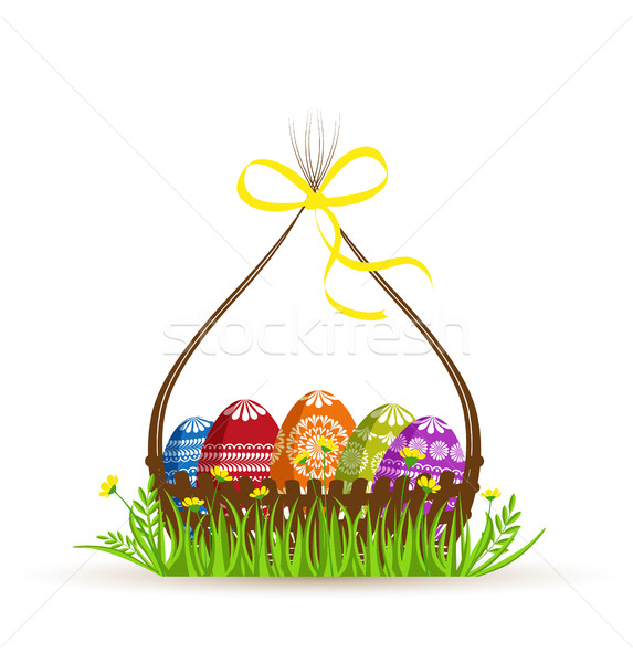 Vector Easter eggs Stock photo © odina222