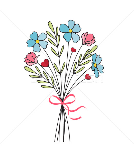 Stockfoto: Boeket · weide · bloemen · bloem · decoratie