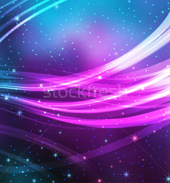 Vektor abstrakten Galaxie Präsentation Design Licht Stock foto © odina222