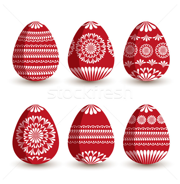 Vector Easter eggs Stock photo © odina222