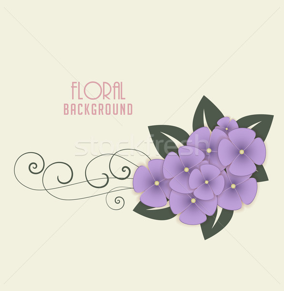 Stockfoto: Vector · groet · kaarten · bloemen · Pasen