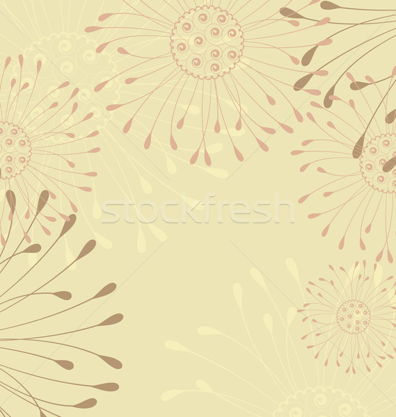 Stock photo: floral background