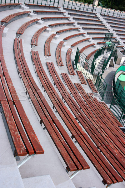 Gol stadion construi stand scaun vizita Imagine de stoc © offscreen