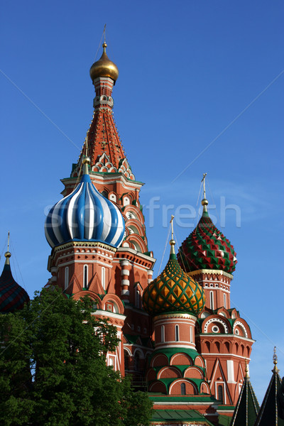 Basilius Kathedrale Red Square rot Gold Hintergrund Geschichte Stock foto © offscreen