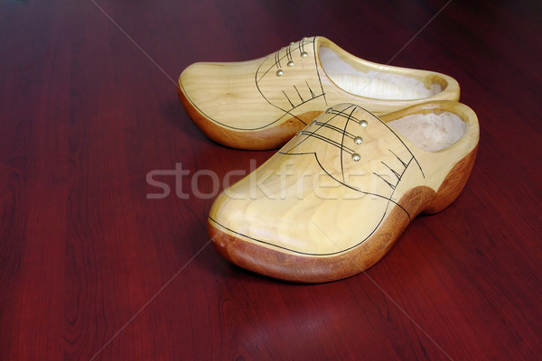 Holz Stiefel Stock foto © offscreen