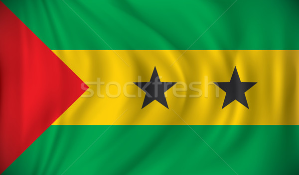 Flag of Sao Tome and Principe Stock photo © ojal