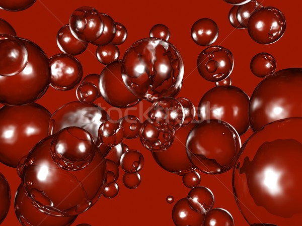 3d bubbles Stock photo © ojal