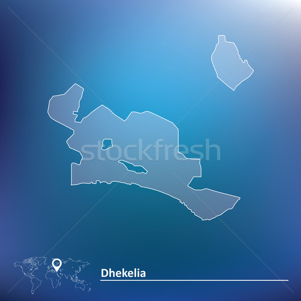 Map of Dhekelia Stock photo © ojal