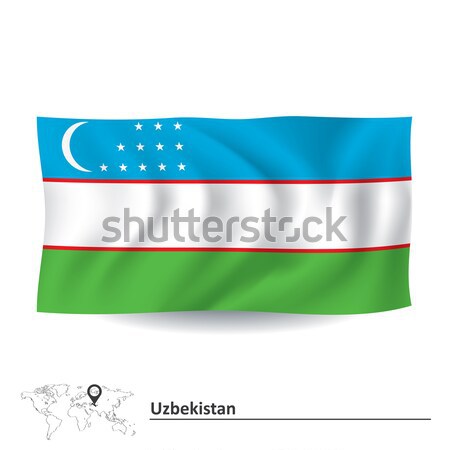 Zászló Gambia absztrakt világ művészet utazás Stock fotó © ojal