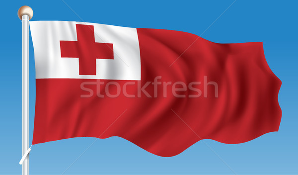 Flag of Tonga Stock photo © ojal