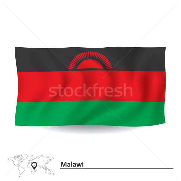 Bandiera Malawi texture sole mondo segno Foto d'archivio © ojal