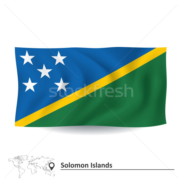 Flag of Solomon Islands Stock photo © ojal