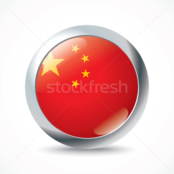 China Flagge Taste Textur Erde Farbe Stock foto © ojal