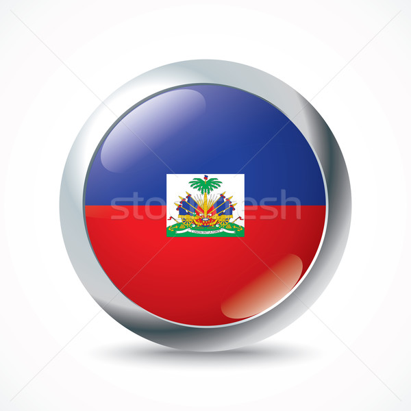Haiti flag button Stock photo © ojal