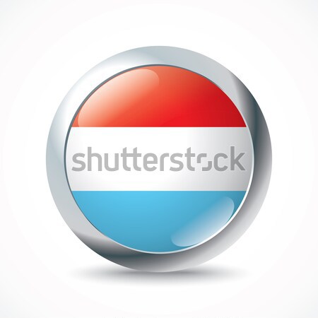 Luxembourg flag button Stock photo © ojal