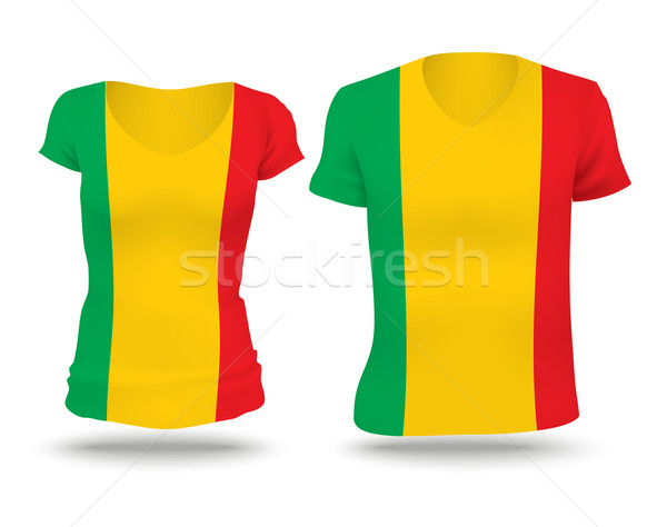 Flag shirt design of Mali Stock photo © ojal