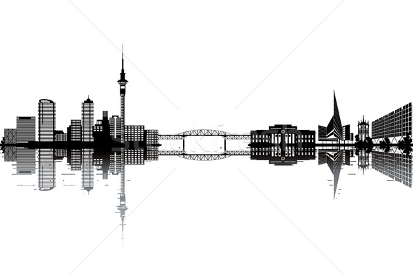 Auckland skyline Stock photo © ojal