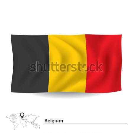 Сток-фото: флаг · Бельгия · аннотация · дизайна · фон · земле