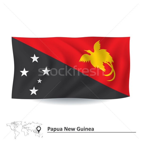 Flag of Papua New Guinea Stock photo © ojal