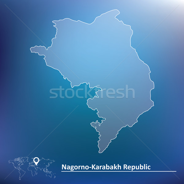 Map of Nagorno-Karabakh Republic Stock photo © ojal