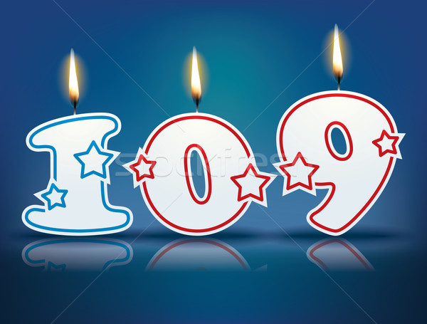 Birthday candle number 109 Stock photo © ojal