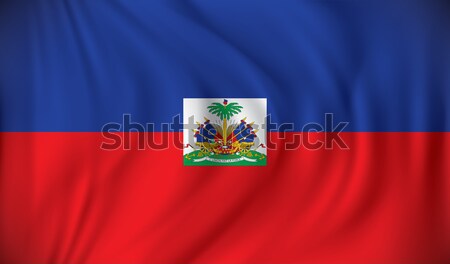 Bandiera Haiti texture mondo viaggio help Foto d'archivio © ojal