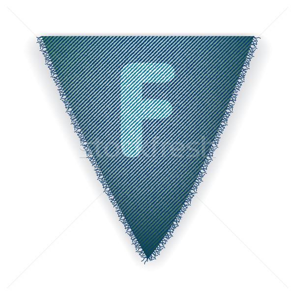 Bunting flag letter F Stock photo © ojal