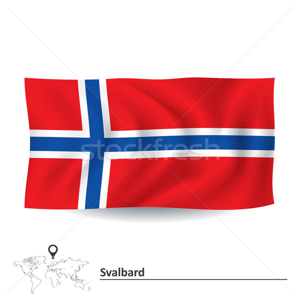 Flag of Svalbard Stock photo © ojal
