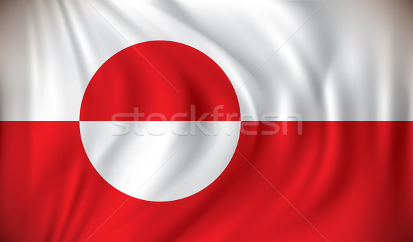 Flag of Greenland Stock photo © ojal