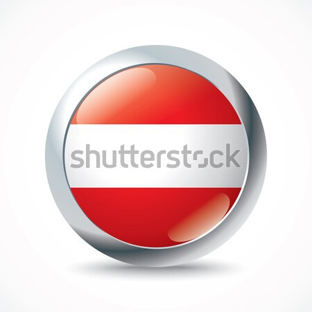 奧地利 旗 鈕 質地 光 設計 商業照片 © ojal
