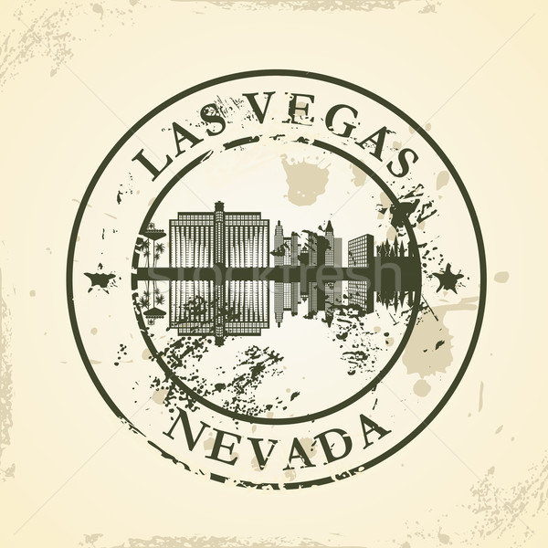 Grunge rubber stamp with Las Vegas, Nevada Stock photo © ojal