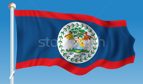 Flag of Belize Stock photo © ojal