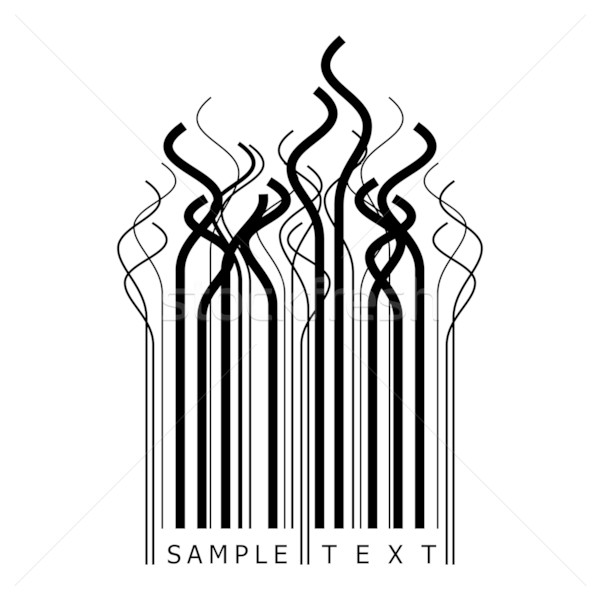 floral barcode Stock photo © ojal