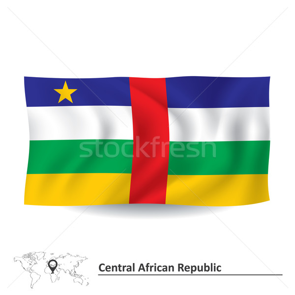 Flag of Central African Republic Stock photo © ojal