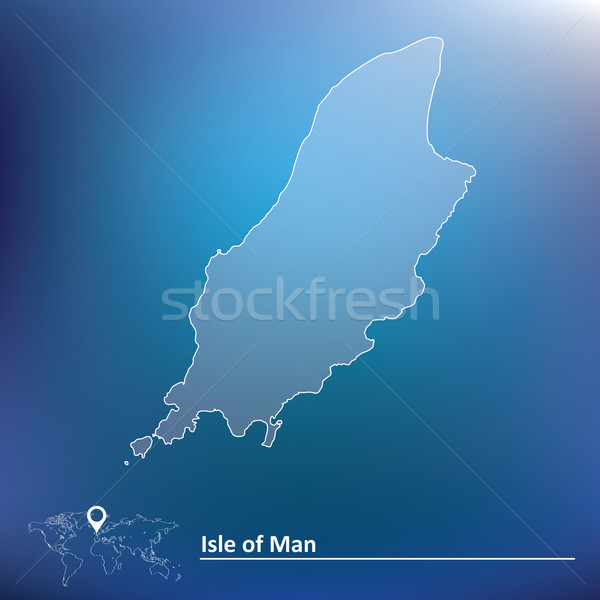 Map of Isle of Man Stock photo © ojal